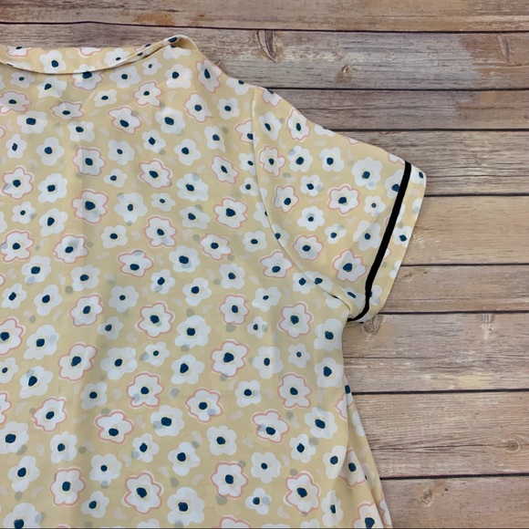 Modcloth floral peter pan collar button up top - Picture 12 of 12